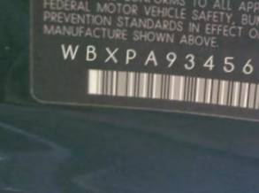 VIN prefix WBXPA93456WD