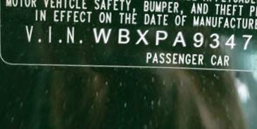 VIN prefix WBXPA93475WD