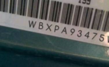 VIN prefix WBXPA93475WU