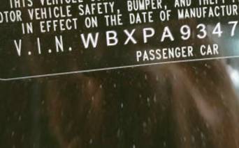 VIN prefix WBXPA93476WD