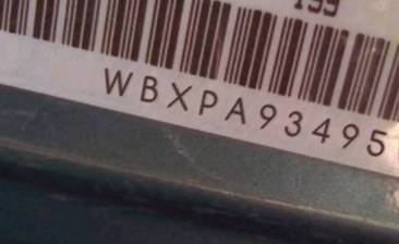 VIN prefix WBXPA93495WU
