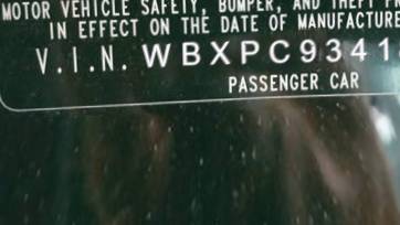 VIN prefix WBXPC93418WJ