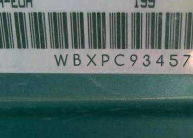 VIN prefix WBXPC93457WJ