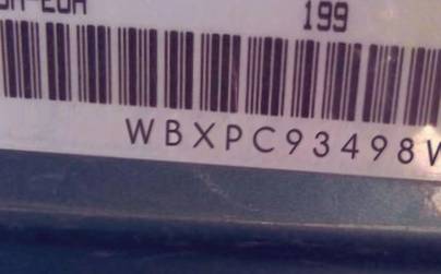 VIN prefix WBXPC93498WJ