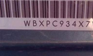 VIN prefix WBXPC934X7WE