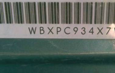 VIN prefix WBXPC934X7WF