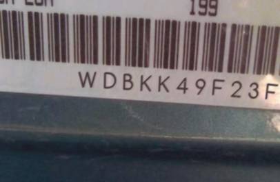 VIN prefix WDBKK49F23F2
