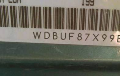 VIN prefix WDBUF87X99B3