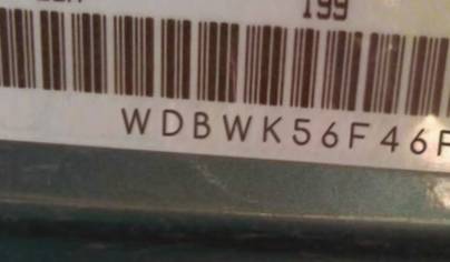 VIN prefix WDBWK56F46F0