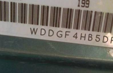 VIN prefix WDDGF4HB5DF9