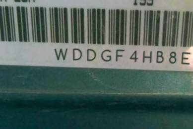 VIN prefix WDDGF4HB8EA8