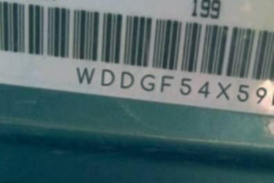 VIN prefix WDDGF54X59F2