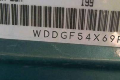VIN prefix WDDGF54X69R0