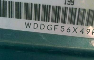 VIN prefix WDDGF56X49F2