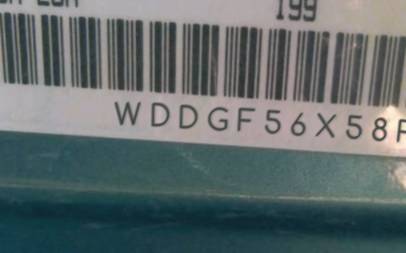 VIN prefix WDDGF56X58F1