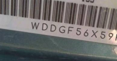 VIN prefix WDDGF56X59F2