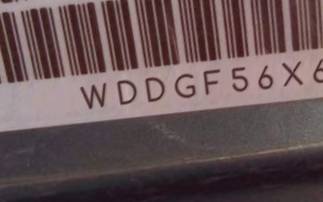 VIN prefix WDDGF56X68F1