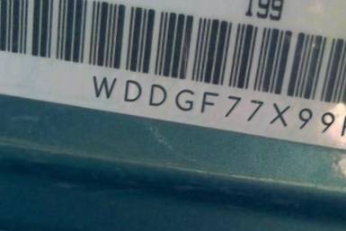 VIN prefix WDDGF77X99F2