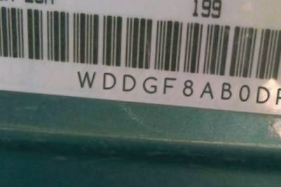 VIN prefix WDDGF8AB0DR2