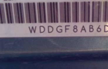 VIN prefix WDDGF8AB6DA7