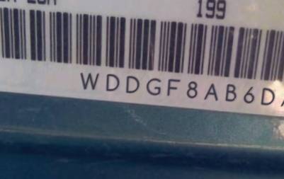 VIN prefix WDDGF8AB6DA8