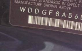 VIN prefix WDDGF8AB6DG0