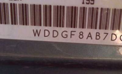 VIN prefix WDDGF8AB7DG1