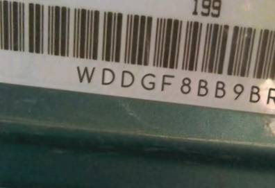 VIN prefix WDDGF8BB9BR1