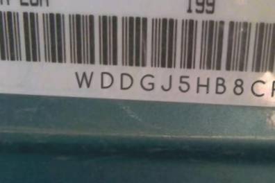 VIN prefix WDDGJ5HB8CF8