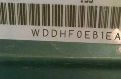 VIN prefix WDDHF0EB1EA8