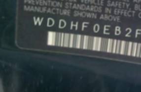 VIN prefix WDDHF0EB2FB1
