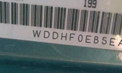 VIN prefix WDDHF0EB5EA8
