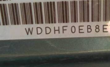 VIN prefix WDDHF0EB8EA9