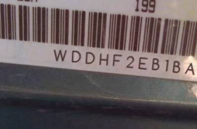 VIN prefix WDDHF2EB1BA2