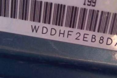 VIN prefix WDDHF2EB8DA7