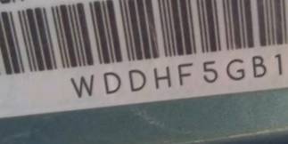 VIN prefix WDDHF5GB1BA2