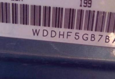 VIN prefix WDDHF5GB7BA2