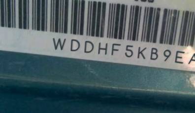 VIN prefix WDDHF5KB9EA8