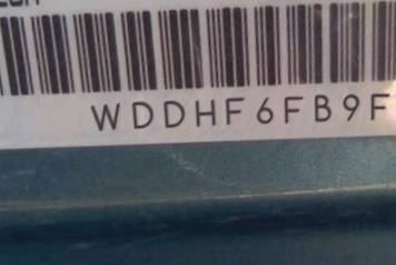 VIN prefix WDDHF6FB9FB1