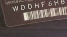 VIN prefix WDDHF6HB7FB1