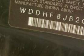 VIN prefix WDDHF8JB2GB1