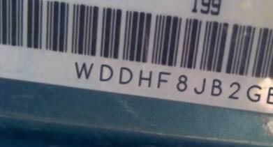 VIN prefix WDDHF8JB2GB2