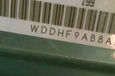 VIN prefix WDDHF9AB8AA1