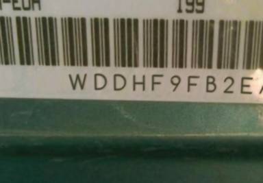 VIN prefix WDDHF9FB2EA8