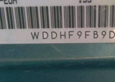 VIN prefix WDDHF9FB9DA7