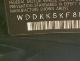 VIN prefix WDDKK5KF8DF1