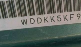 VIN prefix WDDKK5KF9CF1