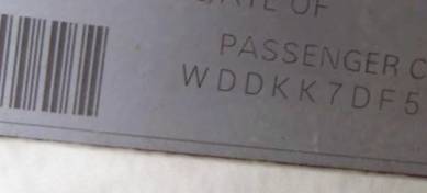VIN prefix WDDKK7DF5EF2