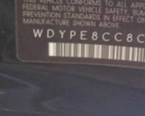 VIN prefix WDYPE8CC8C56