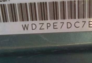 VIN prefix WDZPE7DC7E59